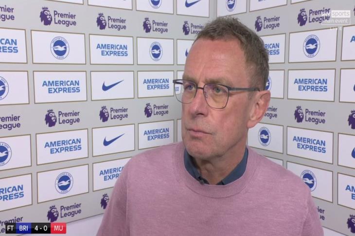  رالف رانجنيك مدرب مانشستر يونايتد